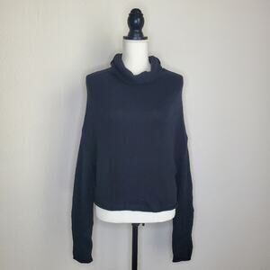 Vince Wool Blend Cropped Sweater Small